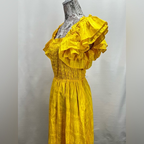 Banana Republic Sunlit Yellow Midi Dress - Picture 6 of 15